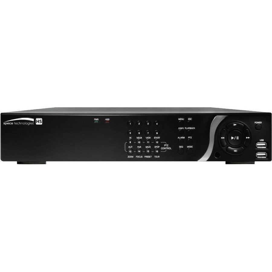 Speco 16 Channel HS Hybrid Digital Video Recorder with Real-Time Recording - 6 TB HDD
