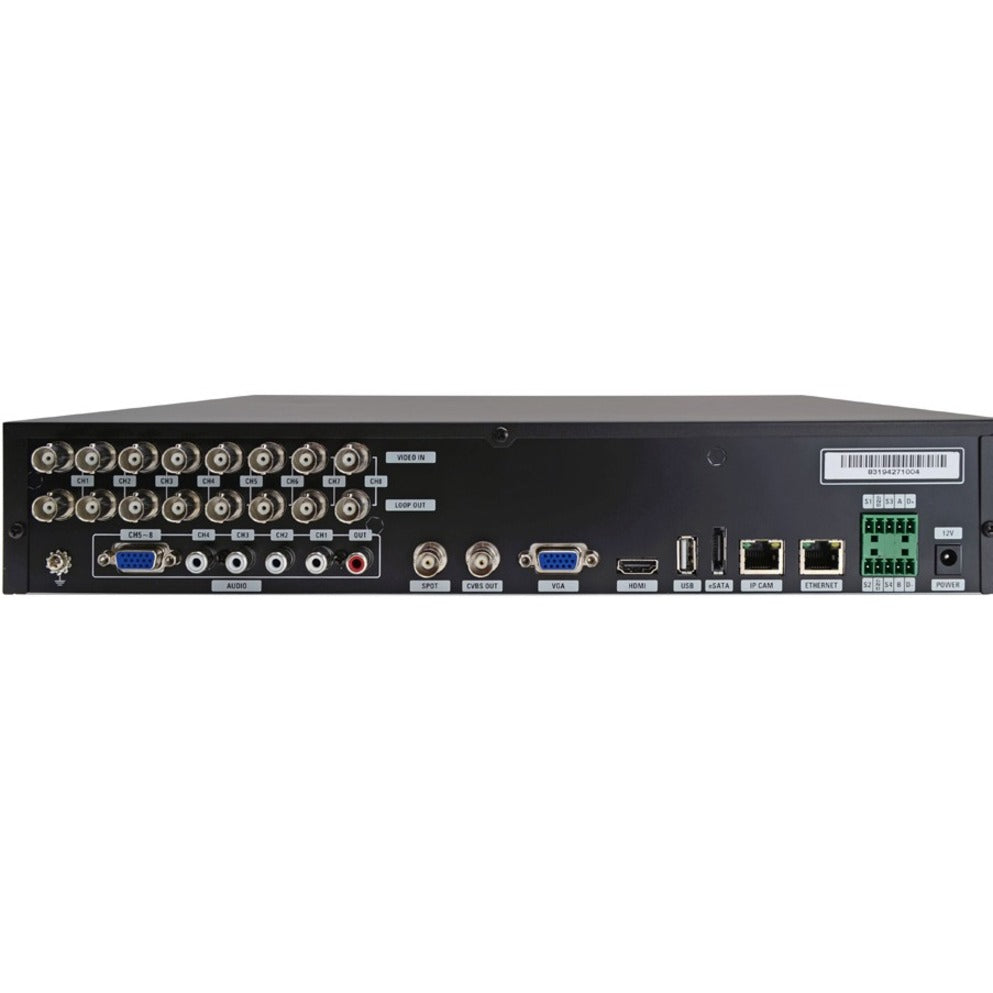 Speco 16 Channel HS Hybrid Digital Video Recorder with Real-Time Recording - 6 TB HDD