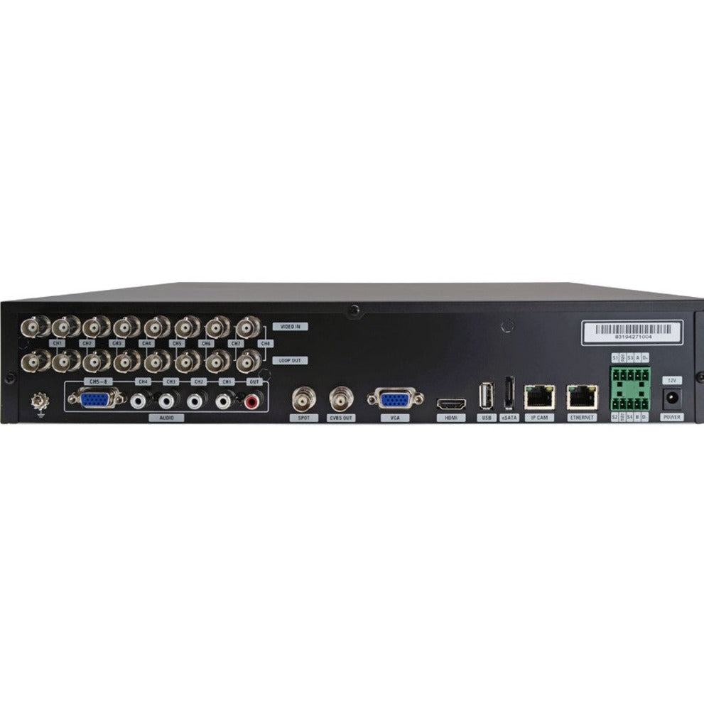 Speco HS Hybrid Digital Video Recorder with Looping Outputs and Real-Time Recording - 4 TB HDD