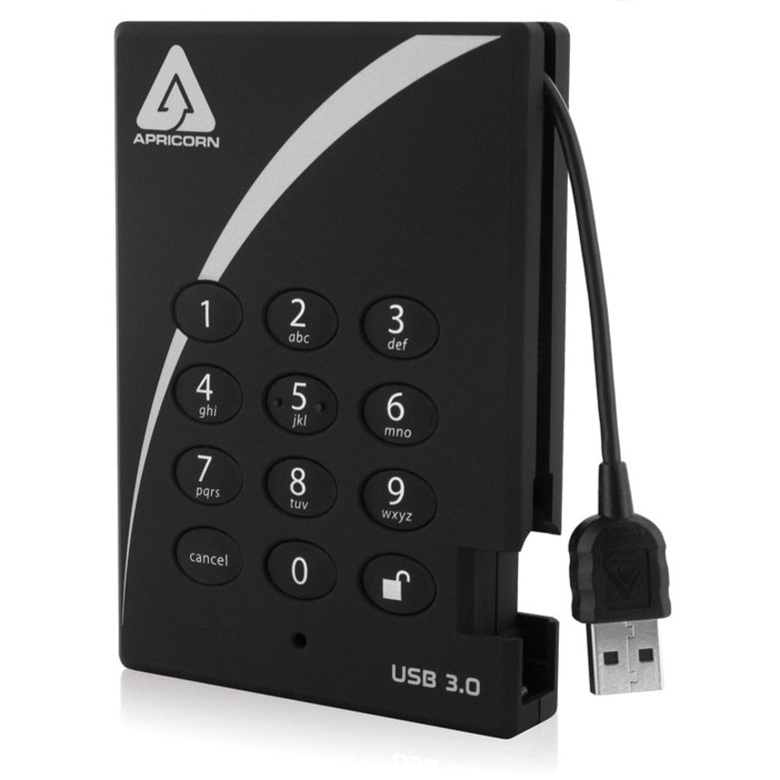 2TB AES-XTS PADLOCK SECURE USB 