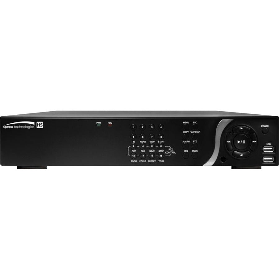 Speco HS Hybrid Digital Video Recorder with Looping Outputs and Real-Time Recording - 9 TB HDD