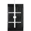 Atdec ceiling mount for large display long pole - Loads up to 143lb - White - Universal VESA up to 800x500