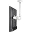 Atdec ceiling mount for large display short pole - Loads up to 143lb - White - Universal VESA up to 800x500