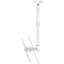 Atdec ceiling mount for large display short pole - Loads up to 143lb - White - Universal VESA up to 800x500