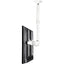 Atdec ceiling mount for large display short pole - Loads up to 143lb - White - Universal VESA up to 800x500