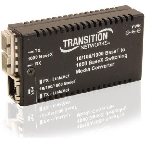 Transition Networks M/GE-PSW-SX-01 Transceiver/Media Converter