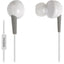 WHITE EARBUD WITH MICROPHONE   