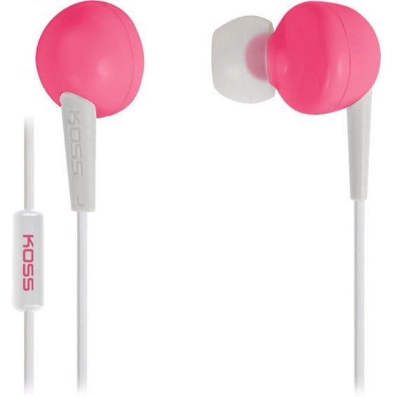 PINK EARBUD WITH MICROPHONE    