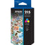 Epson DURABrite Ultra T215 Original Standard Yield Inkjet Ink Cartridge - Combo Pack - Black Color - 1 Each