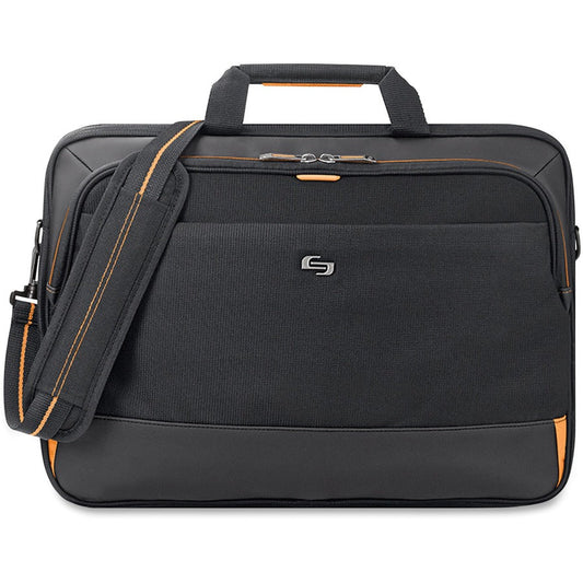 Solo Urban Carrying Case (Briefcase) for 11" to 17.3" Apple iPad Ultrabook - Black Gold