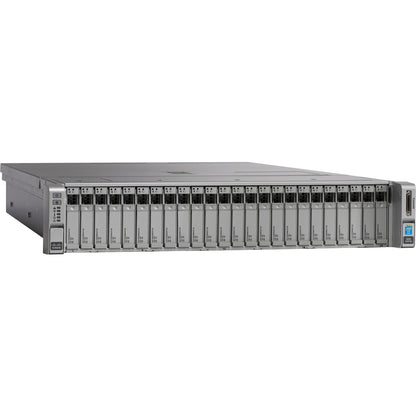 Cisco C240 M4 2U Rack Server - 2 x Intel Xeon E5-2680 v3 2.50 GHz - 32 GB RAM - 12Gb/s SAS Serial Attached SCSI (SAS) Serial ATA Controller