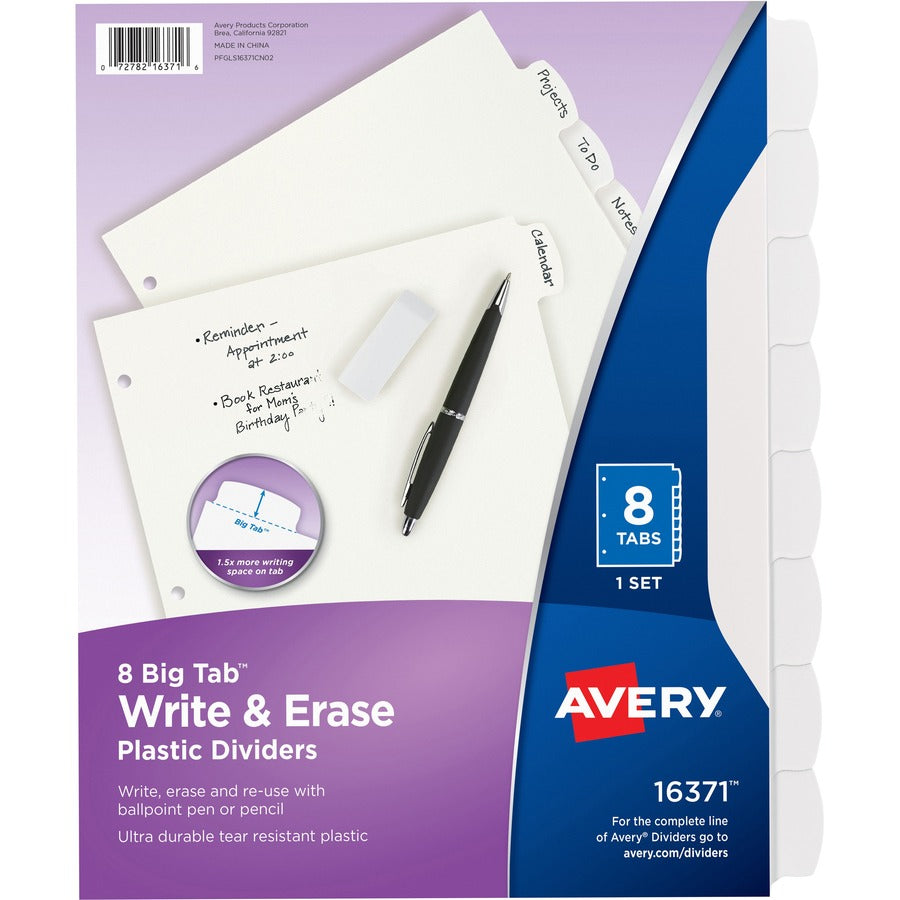 Avery&reg; Big Tab Write & Erase Dividers