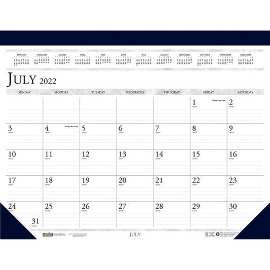 House of Doolittle 18x13 Academic Desk Pad Calendar