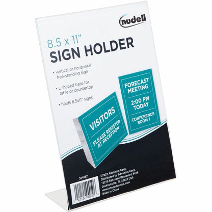 Golite nu-dell One-piece Sign Holder