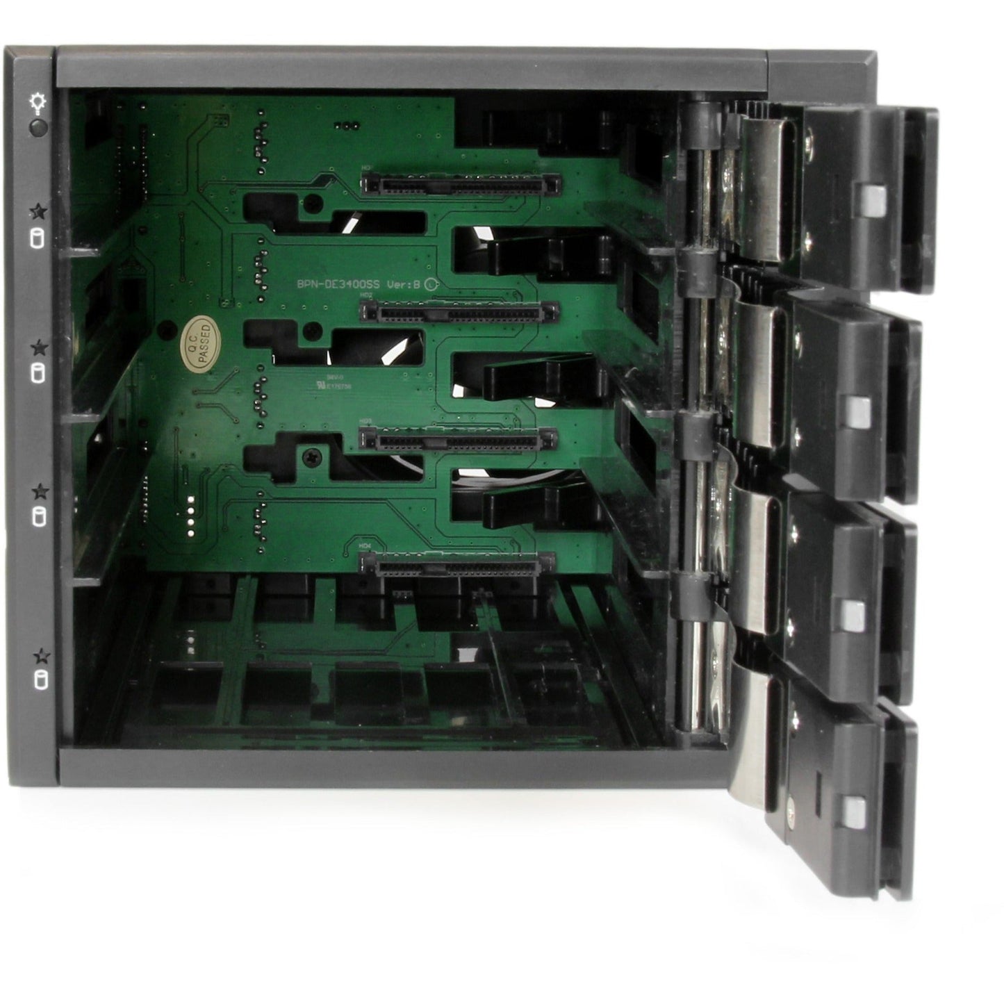 StarTech.com 4 Bay Aluminum Trayless Hot Swap Mobile Rack Backplane for 3.5in SAS II/SATA III - 6 Gbps HDD