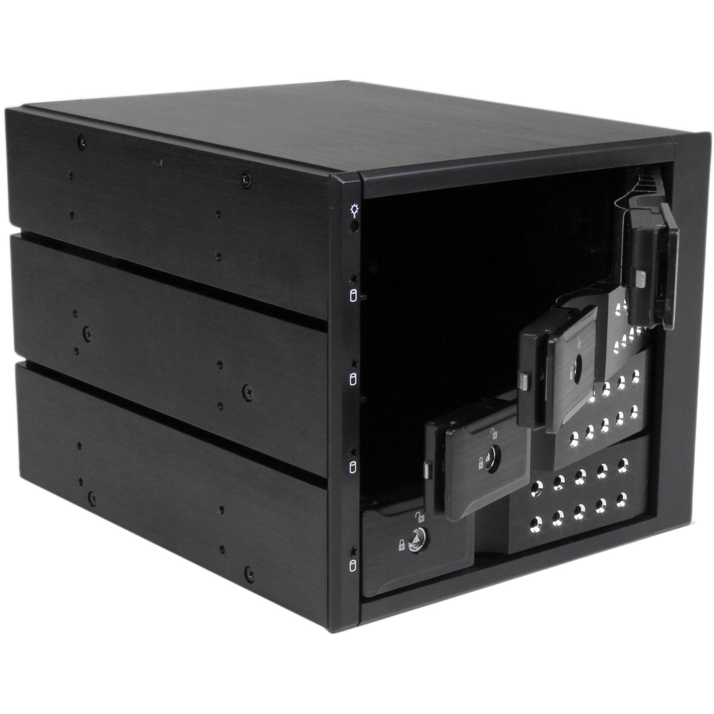 StarTech.com 4 Bay Aluminum Trayless Hot Swap Mobile Rack Backplane for 3.5in SAS II/SATA III - 6 Gbps HDD