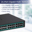 24PORT GIGABIT POE W/SWITCH    