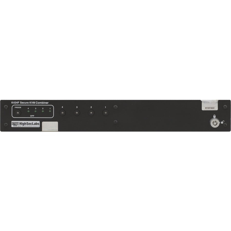 Kramer K424F HighSecLabs Secure 4-Port Dual-Display DVI-D KVM Combiner