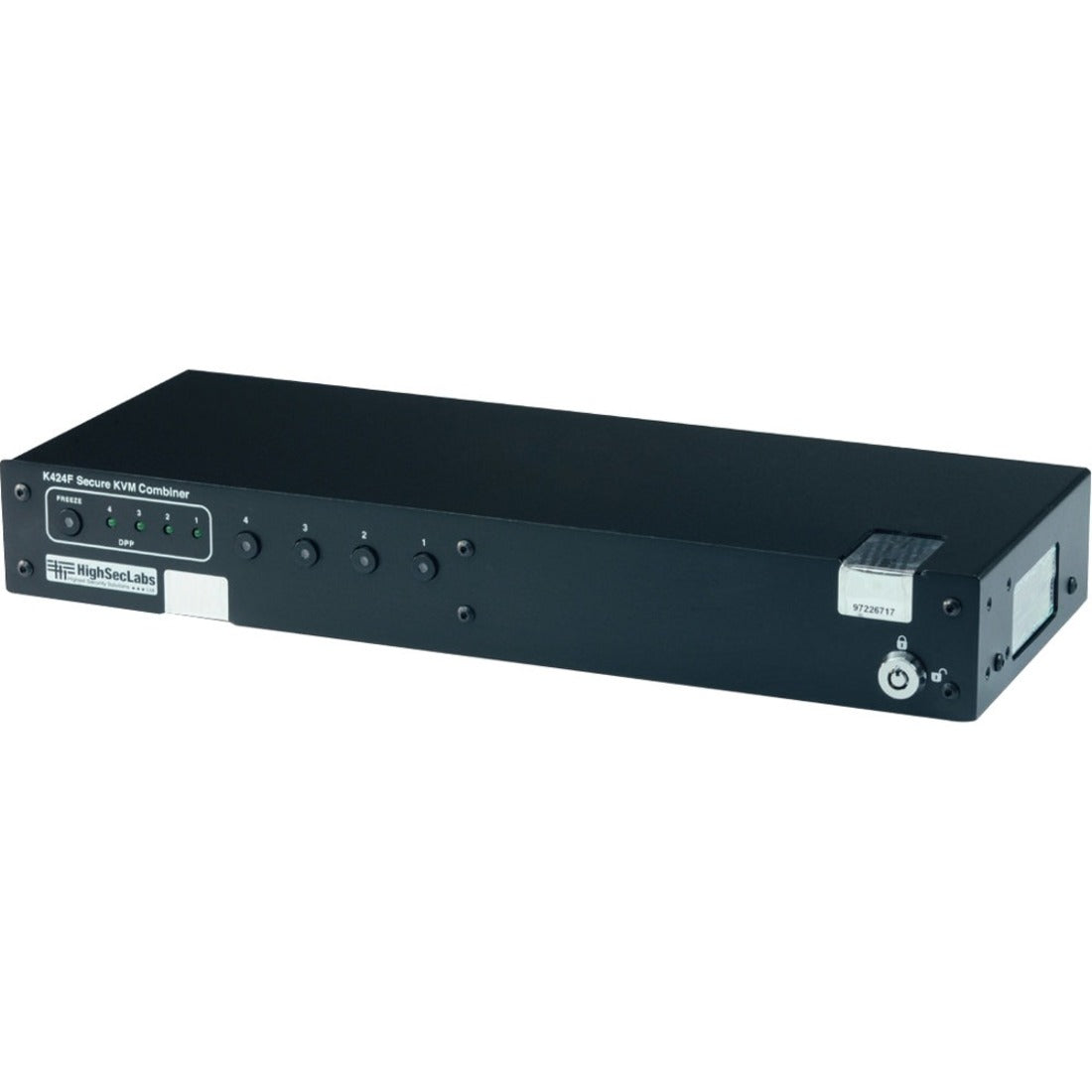 Kramer K424F HighSecLabs Secure 4-Port Dual-Display DVI-D KVM Combiner