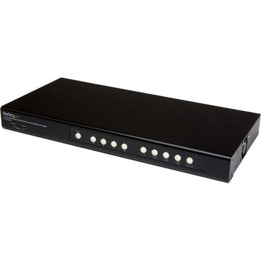 StarTech.com 4 Port DVI USB KVM Switch with Dual DVI Console and Quad-View 4-in-1 Display