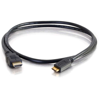 C2G 18in 4K HDMI to HDMI Mini Cable with Ethernet - High Speed - 60Hz - M/M