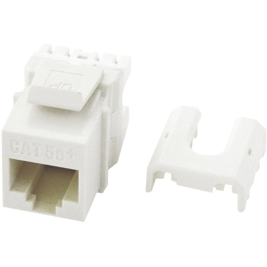 On-Q Cat 5e Quick Connect RJ45 Keystone Insert White (10-Pack)