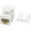 On-Q Cat 5e Quick Connect RJ45 Keystone Insert White (10-Pack)