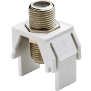 On-Q NonRecessed Nickel FConnector White 10Pack