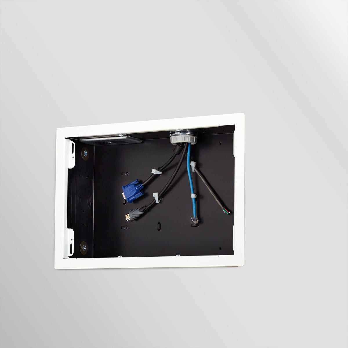Chief Proximity Flange Kit for Cable Box - White