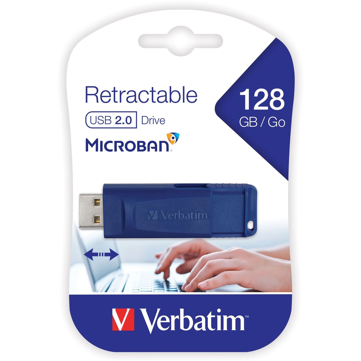 128GB USB Flash Drive - Blue