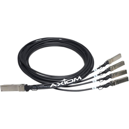 Axiom 40GBASE-CR4 QSFP+ to 4 10GBASE-CU SFP+ Passive DAC Intel Compatible 3m