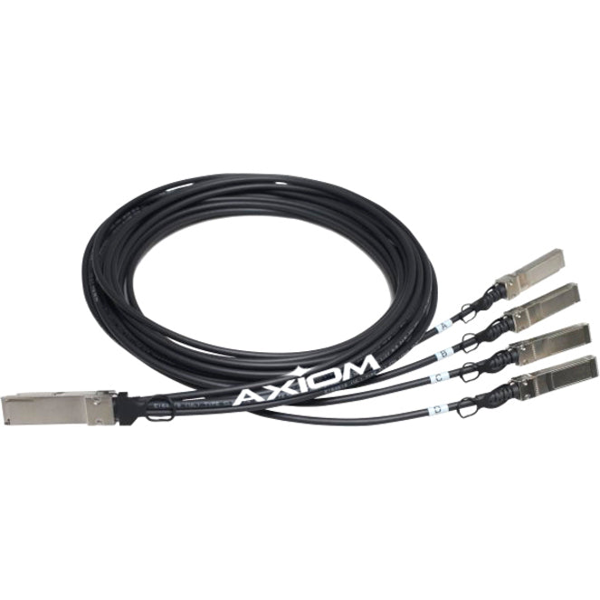 Axiom 40GBASE-CR4 QSFP+ to 4 10GBASE-CU SFP+ Passive DAC Intel Compatible 5m