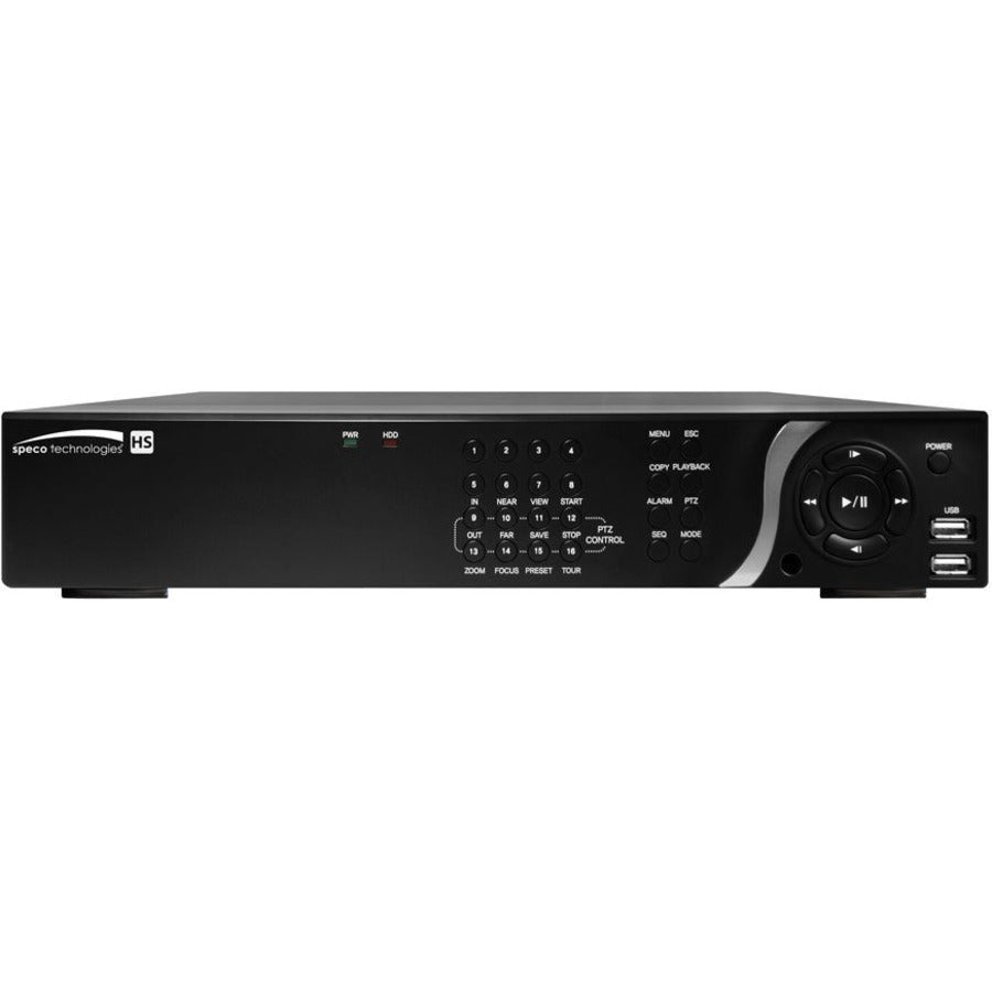 Speco HS Hybrid Digital Video Recorder with Looping Outputs and Real-Time Recording - 9 TB HDD