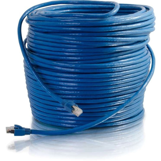 75FT CAT6 BLUE SOLID SHIELDED  