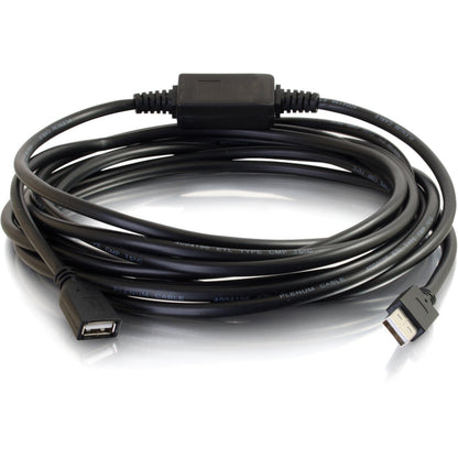 C2G 16ft USB A Male to Female Active Extension Cable - Plenum CMP-Rated