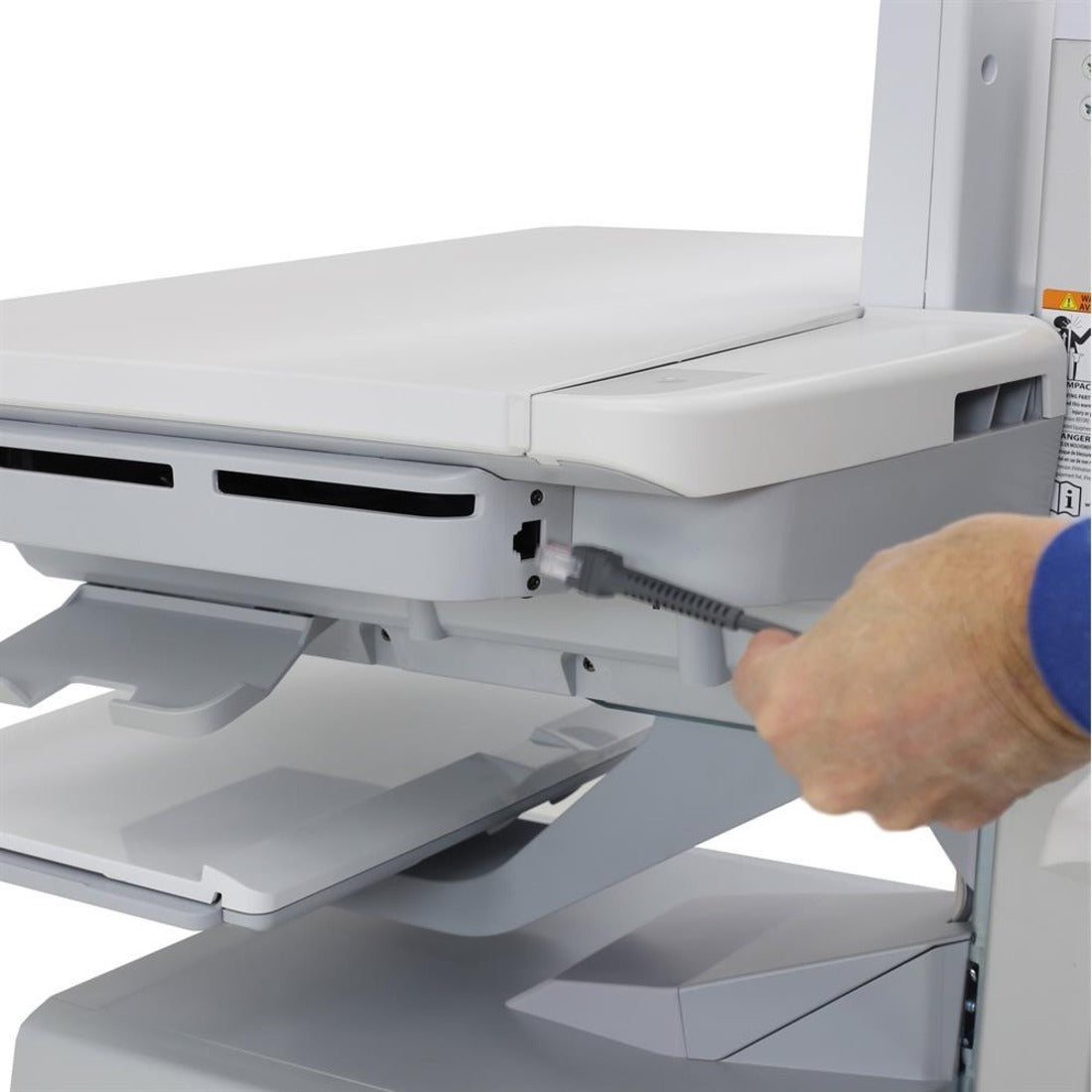 Ergotron SV Ethernet Side Cover for LCD carts