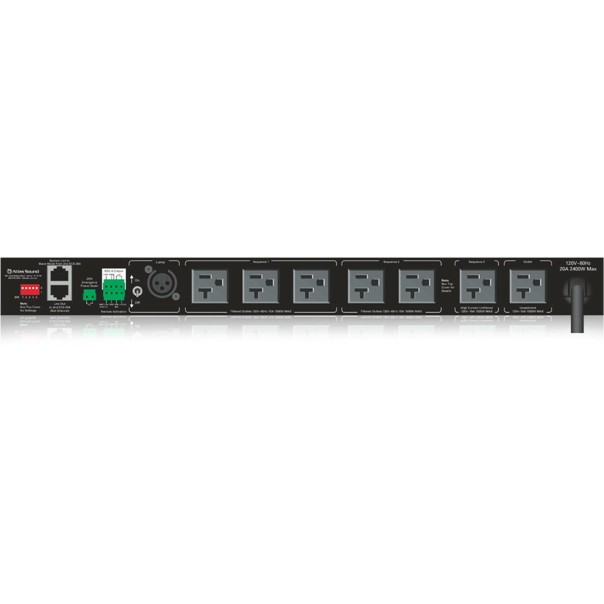 AtlasIED 20A Power Conditioner & Sequencer