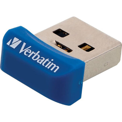 Verbatim 64GB Store 'n' Stay Nano USB 3.0 Flash Drive - Blue