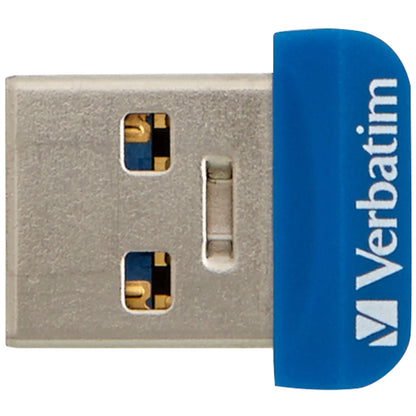 Verbatim 64GB Store 'n' Stay Nano USB 3.0 Flash Drive - Blue