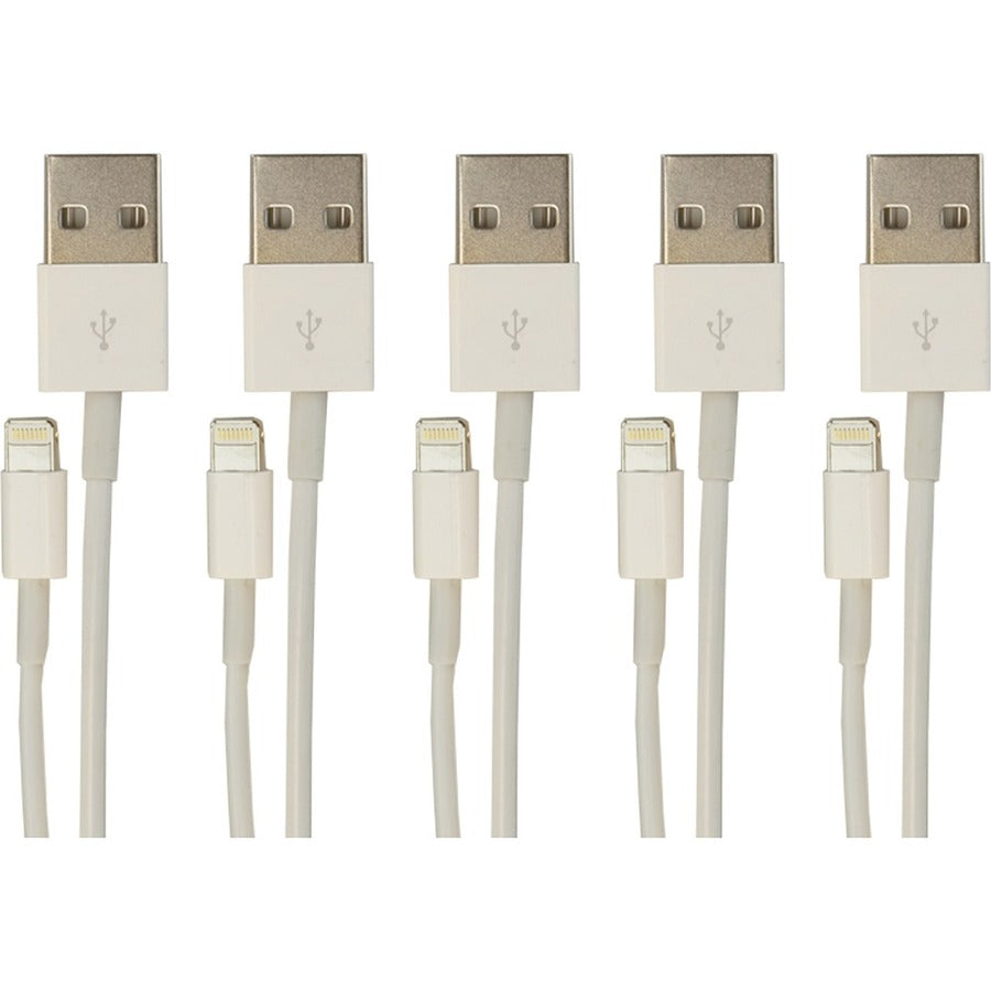 LIGHTNING TO USB WHITE 1 METER 