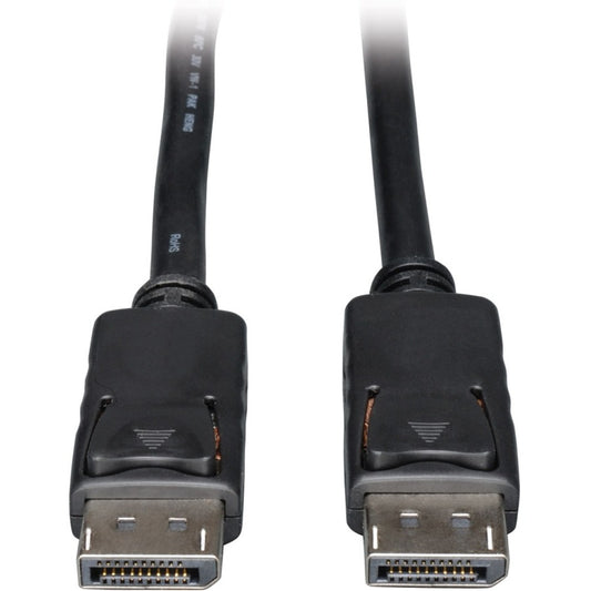 Tripp Lite DisplayPort Cable with Latching Connectors 4K 60 Hz (M/M) Black 1 ft. (0.31 m)