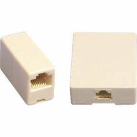 RJ45F RJ45F WHITE IN LINE      