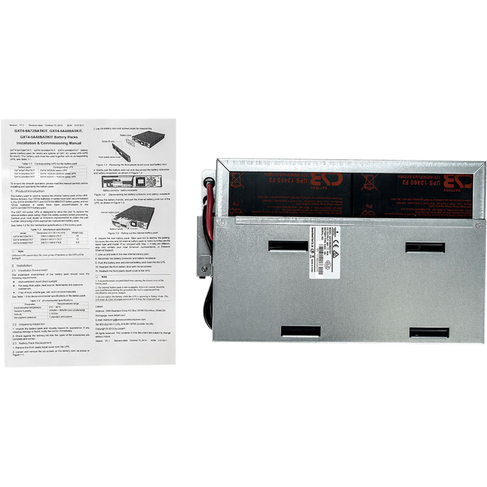 Vertiv Liebert Hot-Swap Internal 9 Ah 48V Lead-Acid Battery for Liebert GXT4 UPS systems from 1500-2000VA