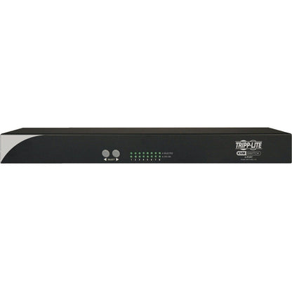 Tripp Lite NetCommander 8-Port Cat5 KVM Switch 1U Rack-Mount with PS2 to USB Input Adapter