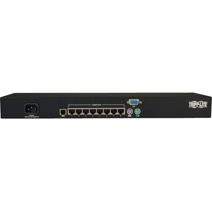 Tripp Lite NetCommander 8-Port Cat5 KVM Switch 1U Rack-Mount with PS2 to USB Input Adapter