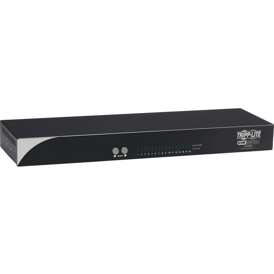 Tripp Lite NetCommander 16-Port Cat5 KVM Switch 1U Rack-Mount with PS2 to USB Input Adapter