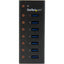 StarTech.com 7 Port USB 3.0 Hub - 5Gbps - Desktop or Wall-mountable Metal Enclosure