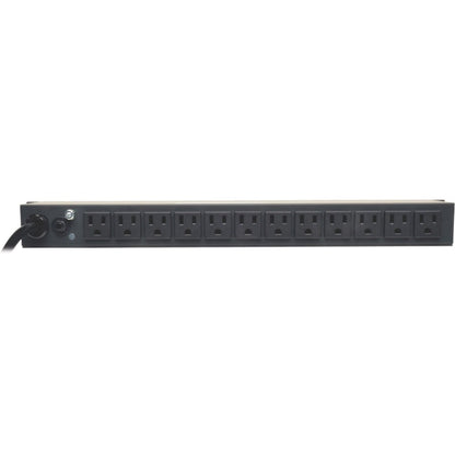 Tripp Lite PDU 1.5kW Single-Phase Local Metered PDU 100-127V Outlets (13 5-15R) 5-15P 100-127V Input 15 ft. (4.57 m) Cord 1U Rack-Mount