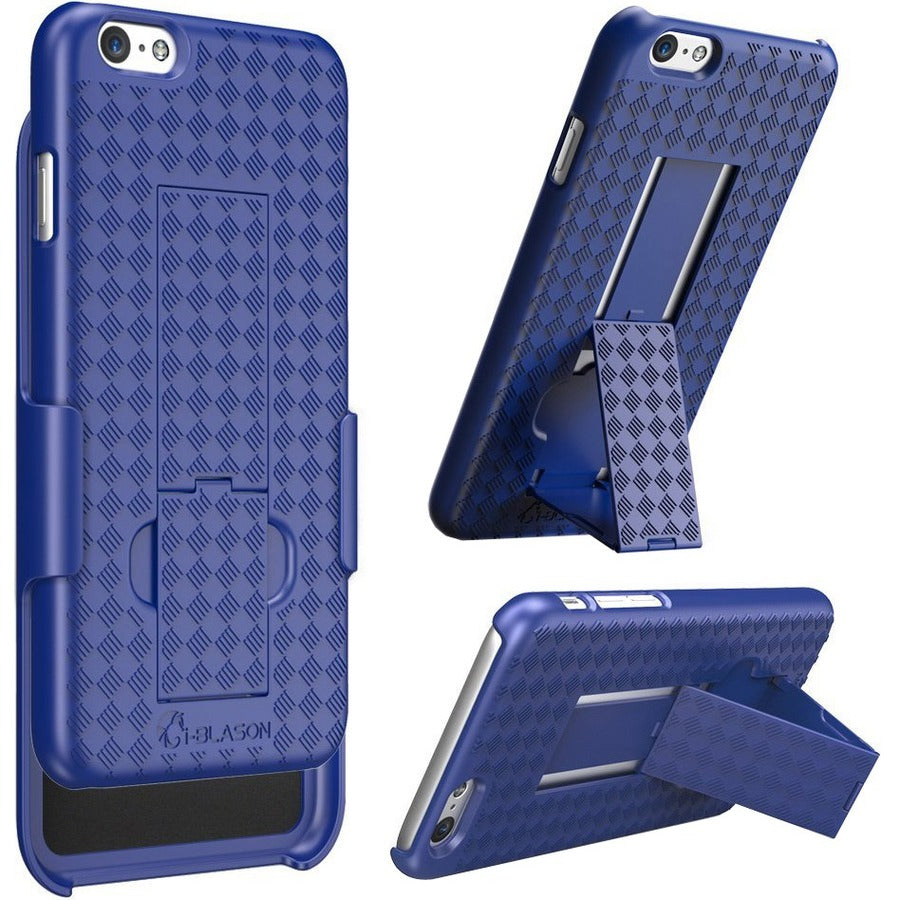 i-Blason Transformer 55-TRANS-BLUE Carrying Case (Holster) Apple iPhone Smartphone - Blue