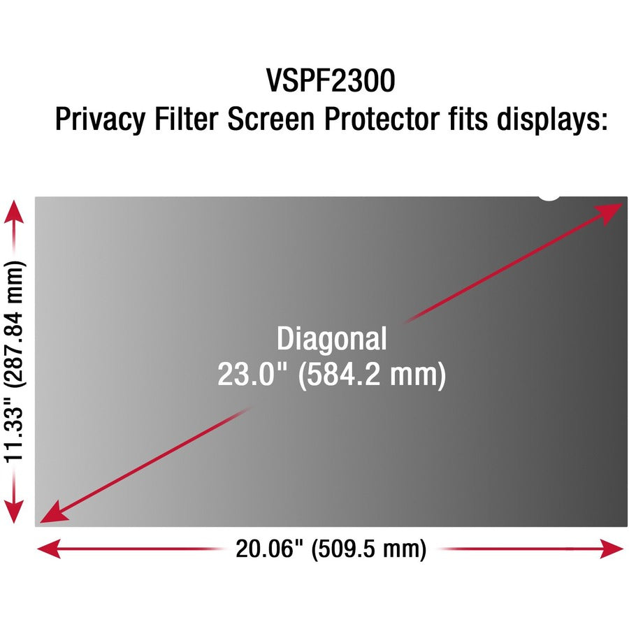 VSPF2300 PRIVACY FILTER SCREEN 